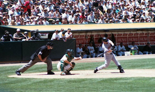 Pure hitter Jeff bagwell hits one into space