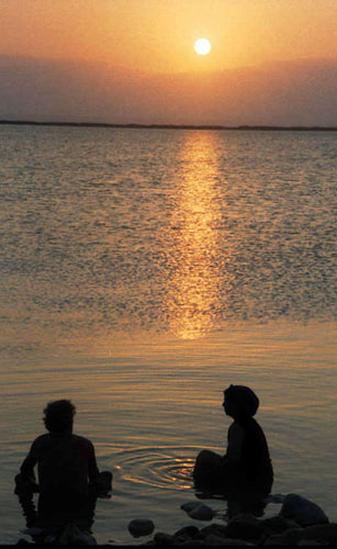 Sunrise at the Dead Sea